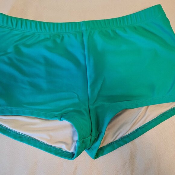 Teal New Directions bathing suit boy shorts bottoms, size Medium - Picture 1 of 1